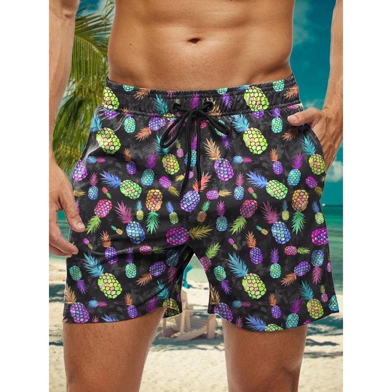 Pineapple Parrot Graphic Swim  - Trunks Board Surf review and price