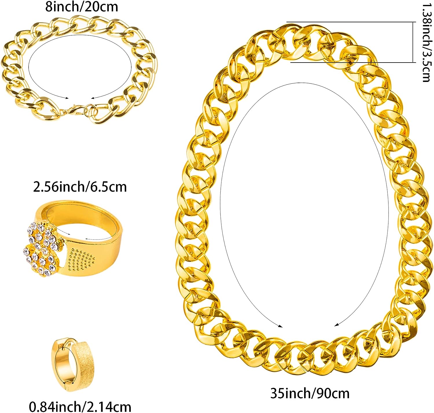 PESENAR 80s 90sHip Hop Costume - Sunglass Retainer Cord review and price